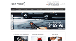 Desktop Screenshot of fenixaudio.com